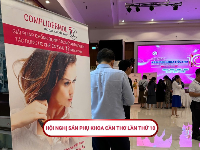 Sản phẩm Complidermol 5 Alpha xuất hiện tại Hội nghị Sản phụ khoa Cần Thơ lần thứ 10