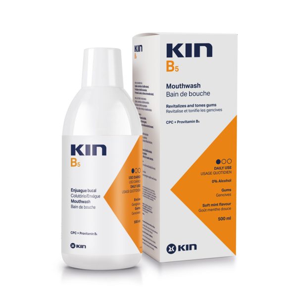 Nước súc miệng Kin B5 chăm sóc răng miệng cho gia đình (500ml) - Ảnh 1
