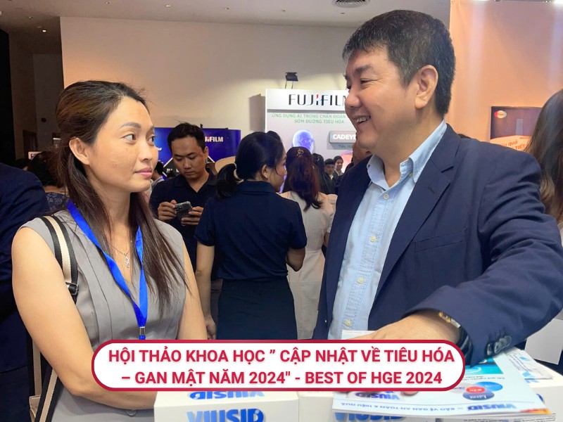 Tư vấn Viusid tới bác sĩ tại hội thảo Best of HGE 2024 - “Cập nhật về Tiêu hóa - Gan mật 2024”